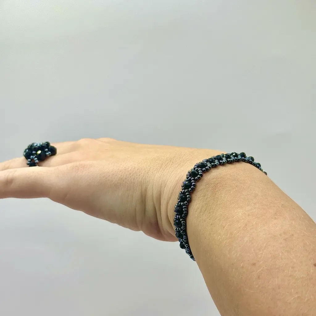Black Silver Armband.webp