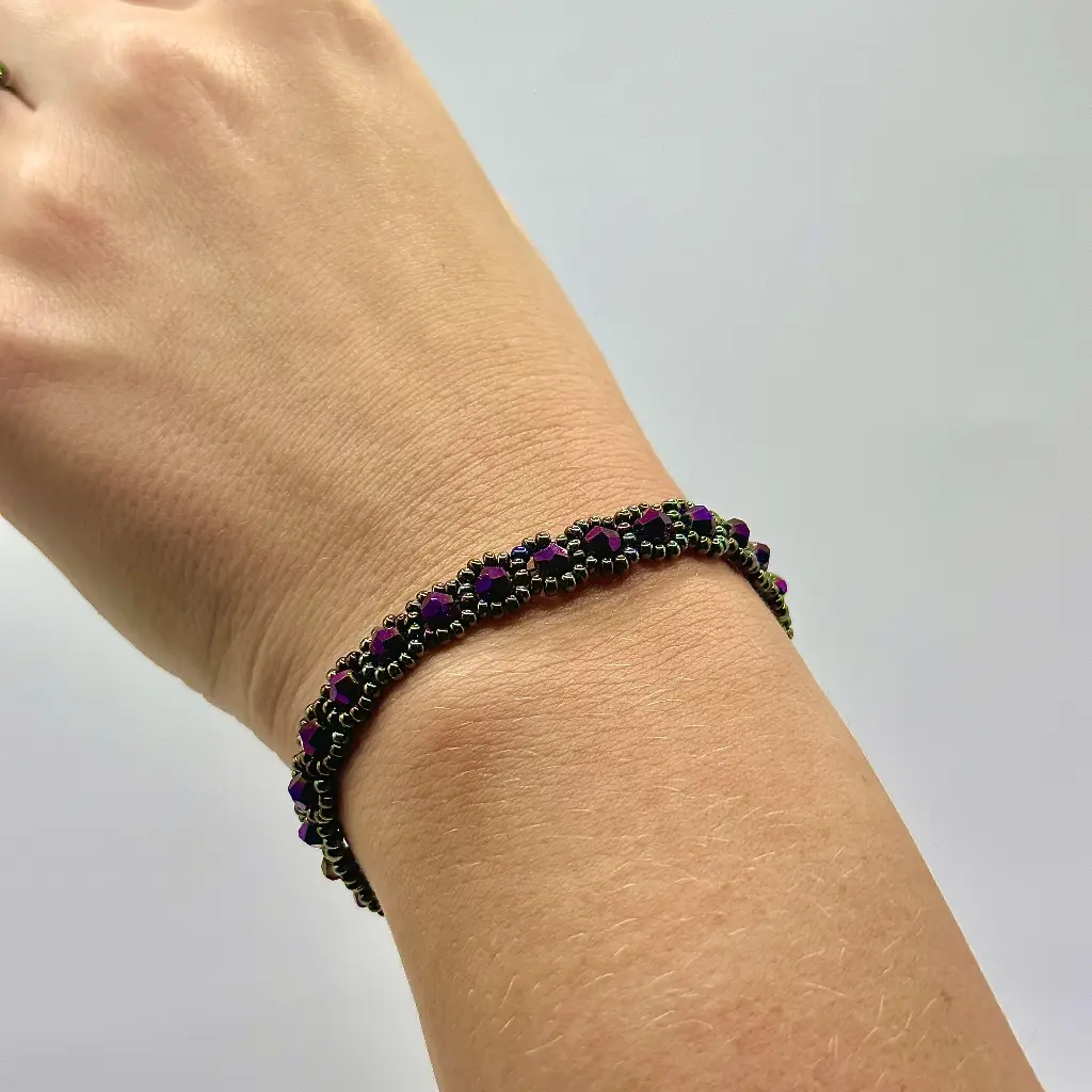 Bracelet Amore -  Violet Krystals
