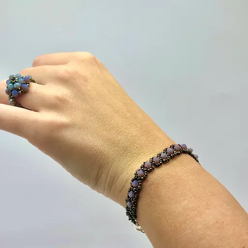 [ARMDUN3] Bracelet Amore -  Lilac Lavender