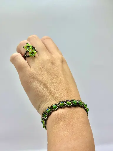 [ARMDIK7] Bracelet Soul - Krystal Smaragd